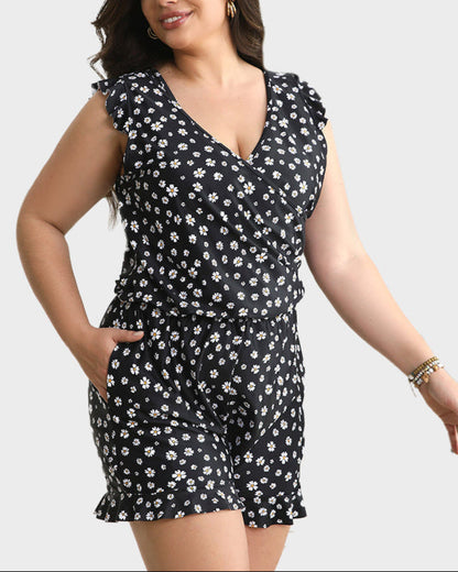 Built-in Bra Swim Romper