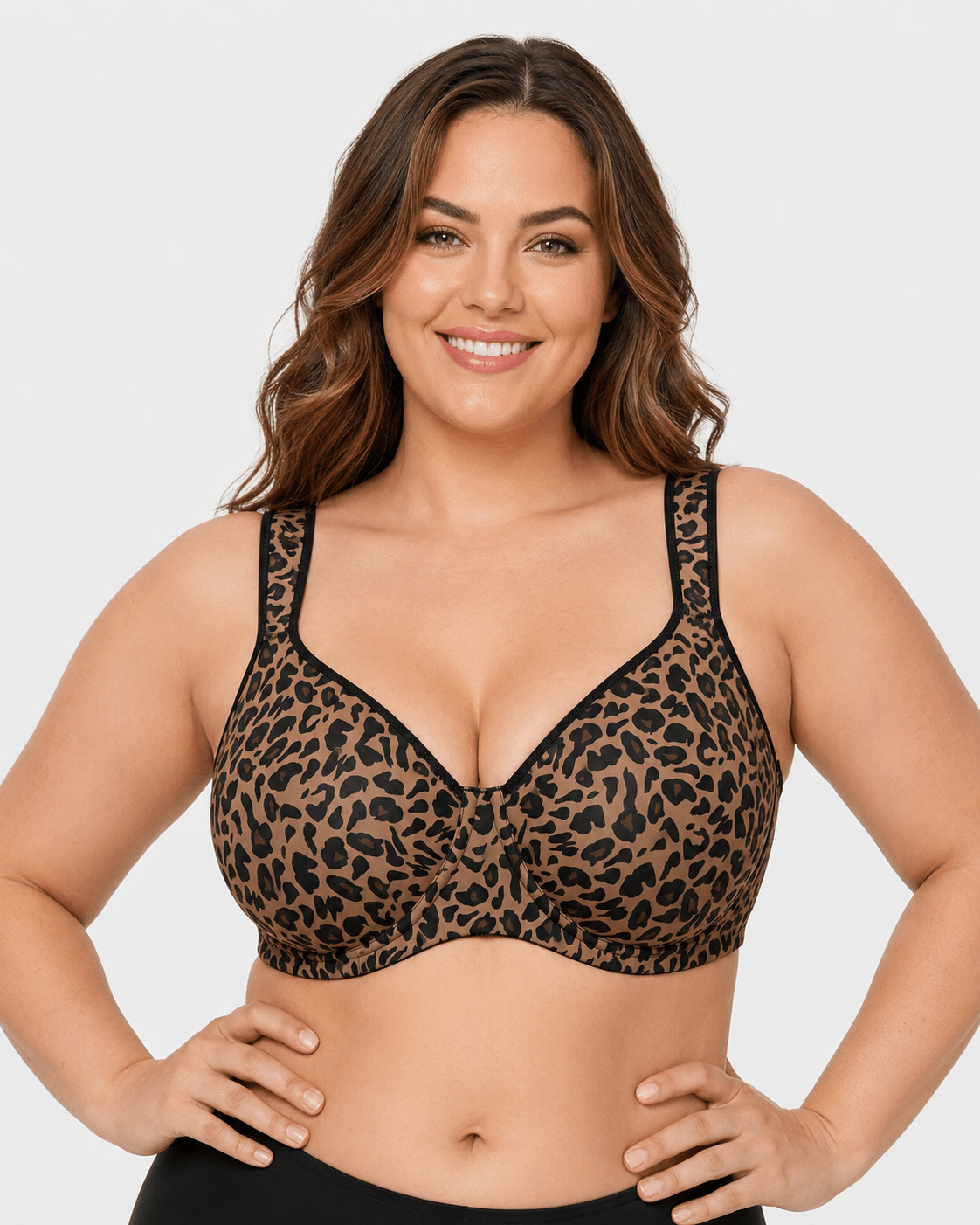 Soft Plus Size Full Coverage Unlined Minimizer Bra