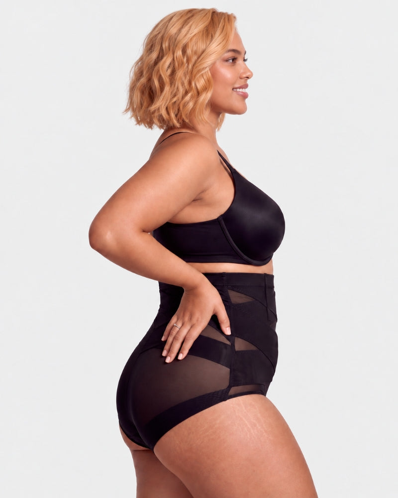 High-Waisted Tummy Control Shaping Briefs